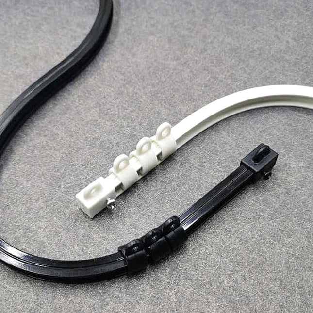 Fleksibel gardinskinne for campingvogn