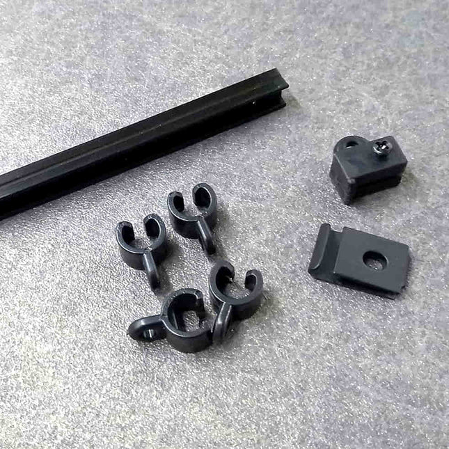 Fleksibel gardinskinne for campingvogn