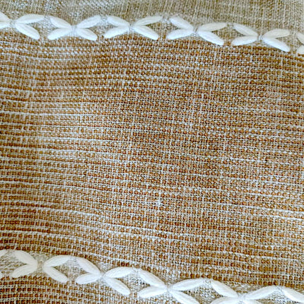 Elegant tofarget gardin til stue