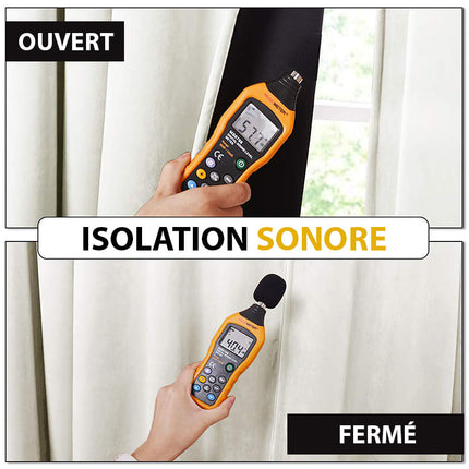 Nattblå termisk gardin for mørklegging