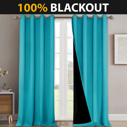 Turkis lydisolerende gardin for støyreduksjon