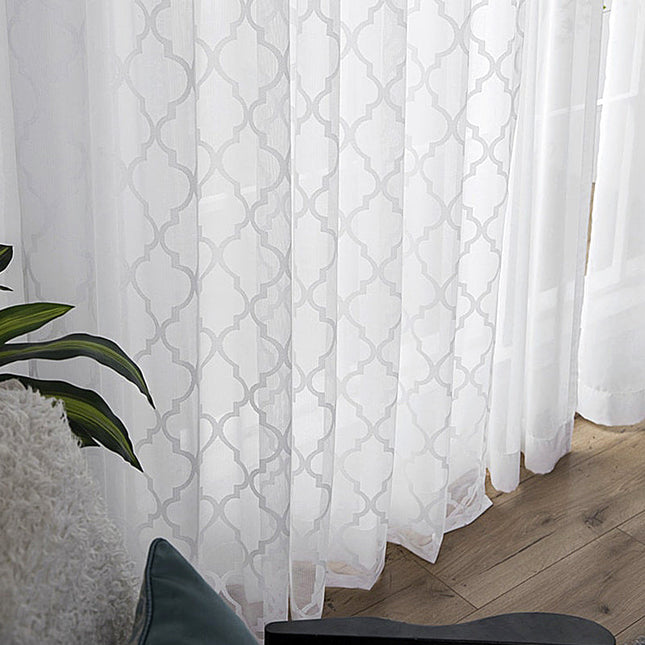 Gardin med elegant marokkansk mønster