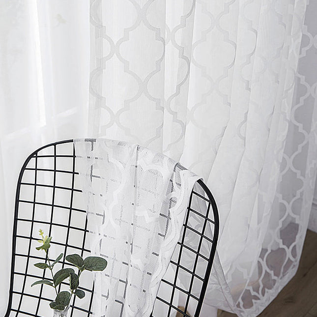 Gardin med elegant marokkansk mønster