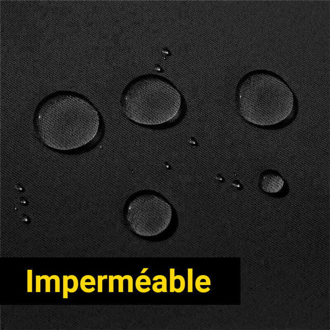 Svart vannavstøtende gardin for utendørs