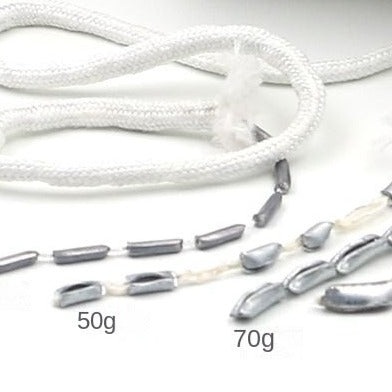 Vektbånd i bly for gardiner