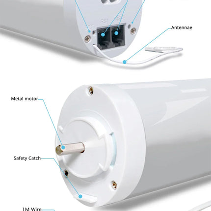 Motorisert gardinskinne for smarte hjem