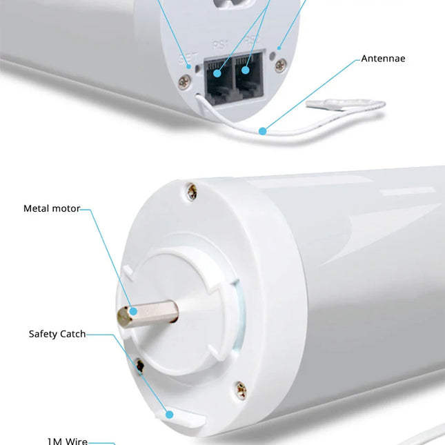 Motorisert gardinskinne for smarte hjem