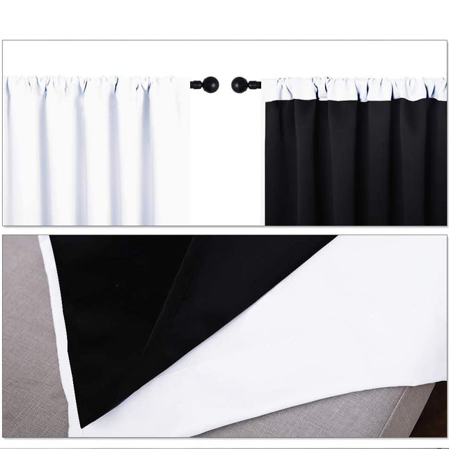 Hvit lystett gardin til soverommet