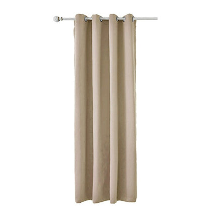 Beige utegardin for effektiv solskjerming