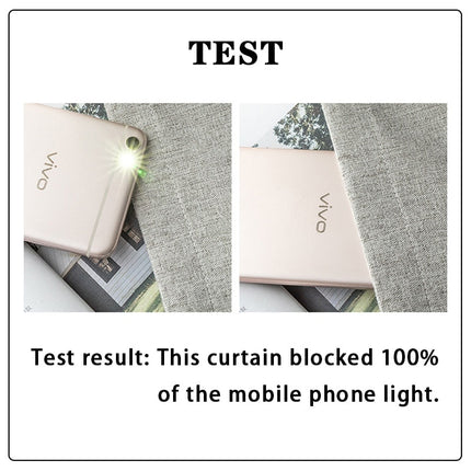 Strukturert lystett gardin for mørklegging