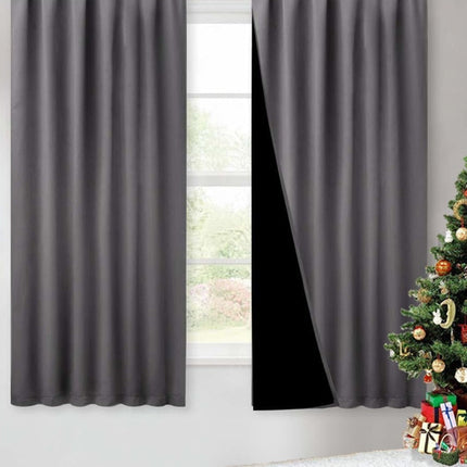 100% lystett og termisk gardin