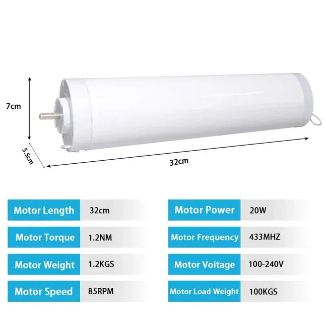Motorisert gardinskinne for smarte hjem