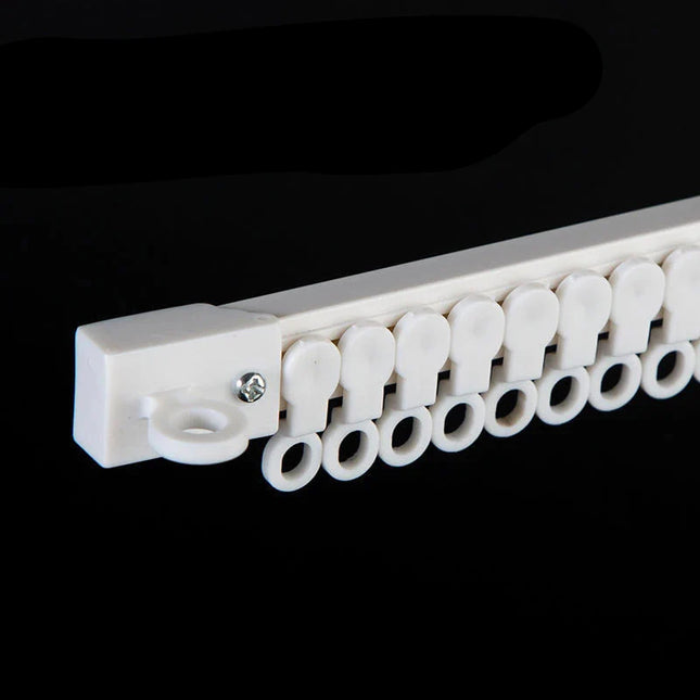 Gardinskinne uten boring for enkel montering