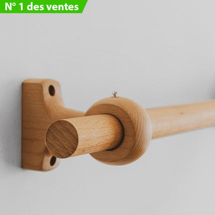 Klassisk gardinstang i tre-look