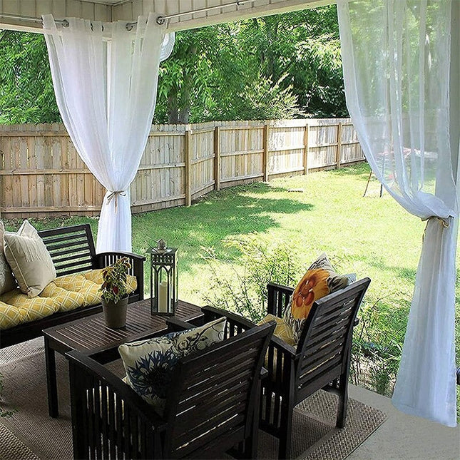 Lett vanntett gardin for utebruk