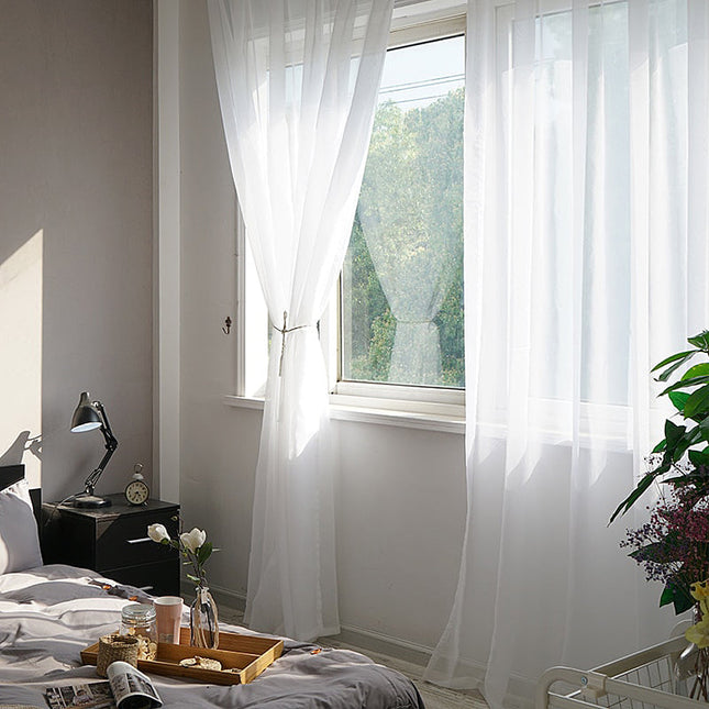 Enkel og elegant tynn gardin