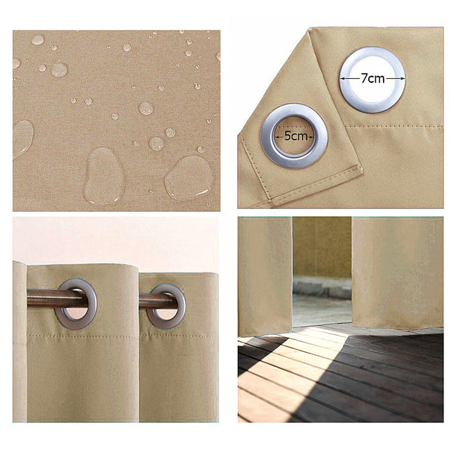 Elegant utegardin til paviljong