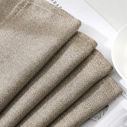 Elegant mørk beige gardin til stue