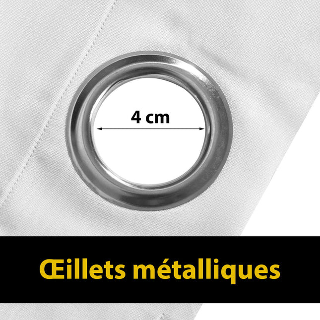 Vindtett utegardin til terrasse og balkong