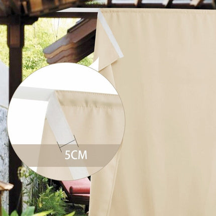 Vindtett gardin for utendørs bruk