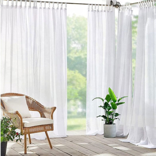 Utendørs gardin med hemper for pergola