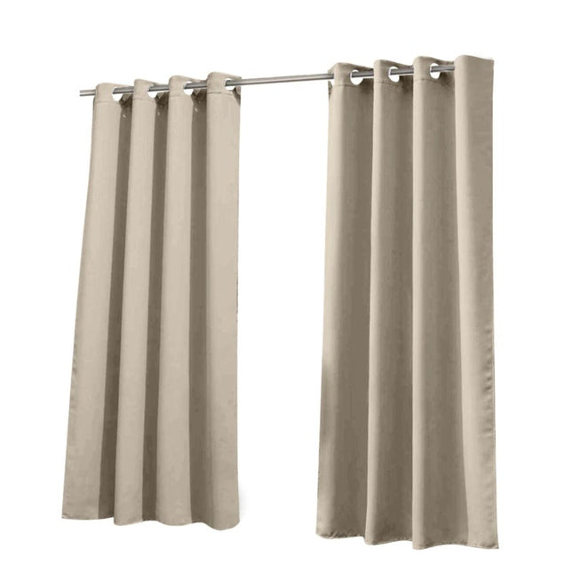 Værbestandig pergolagardin med maljer