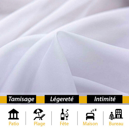 Tynn utendørs gardin for hagepaviljong