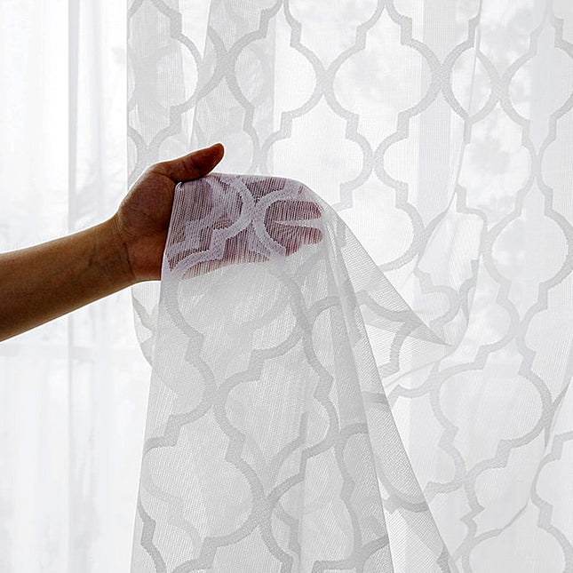 Gardin med elegant marokkansk mønster