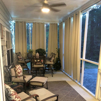 Termisk og isolerende gardin for veranda