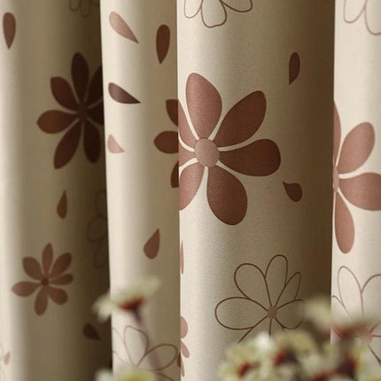 Lystett gardin Inasa med blomstertrykk