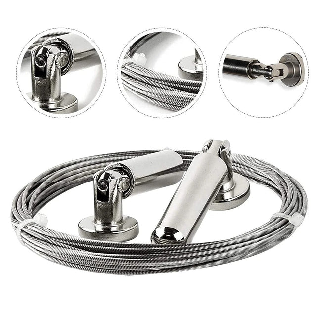 Komplett gardinwiresett for veggmontering