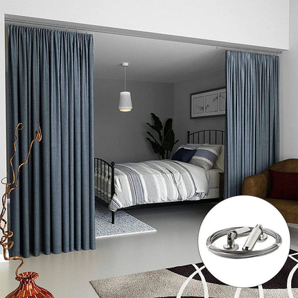 Komplett gardinwiresett for veggmontering