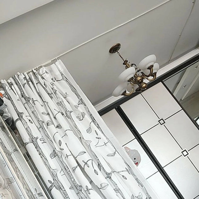 Fleksibel gardinskinne for campingvogn