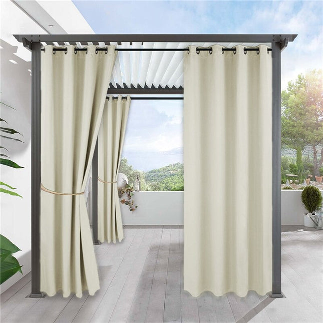 Lys utegardin for god solskjerming