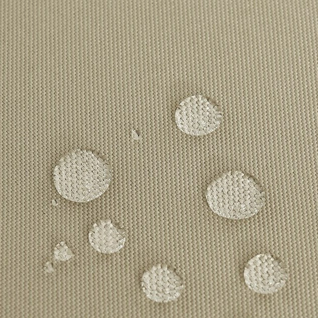 Oransje utegardin for hagepaviljong