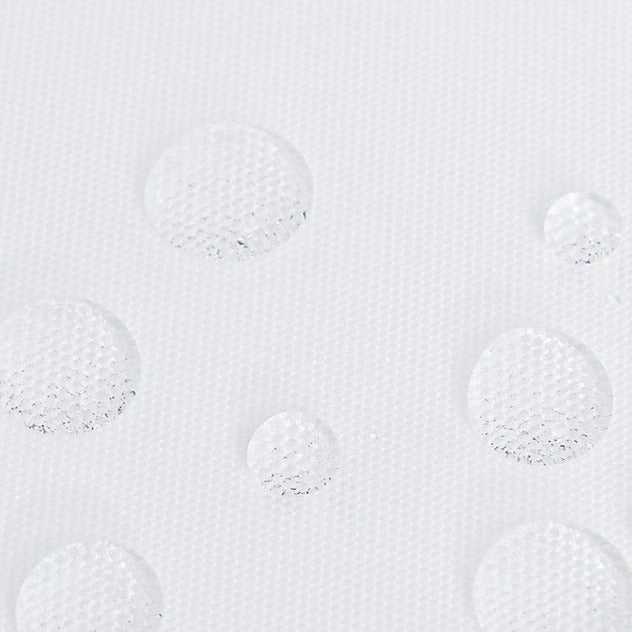 Vannavstøtende utendørs gardin med maljer