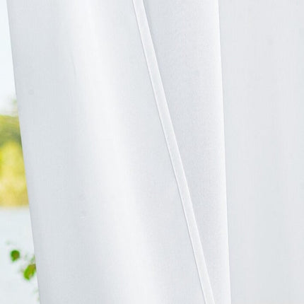 Oransje utegardin for hagepaviljong