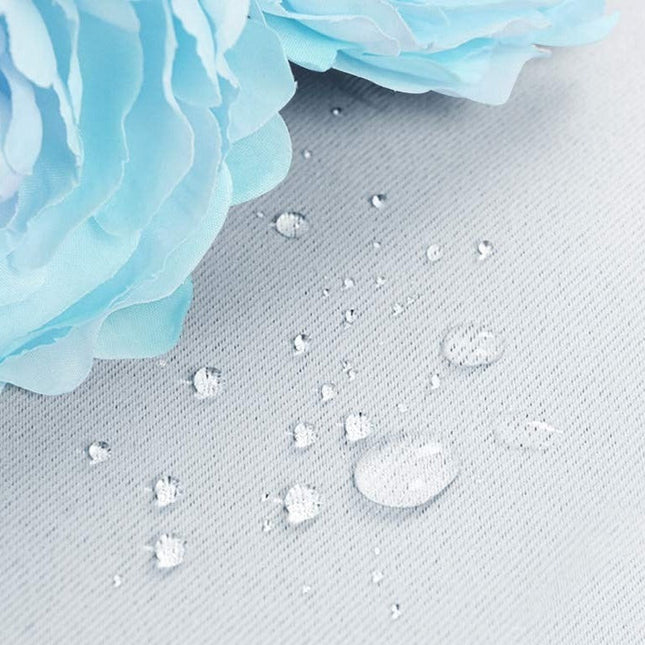 Hvit vanntett gardin for utebruk