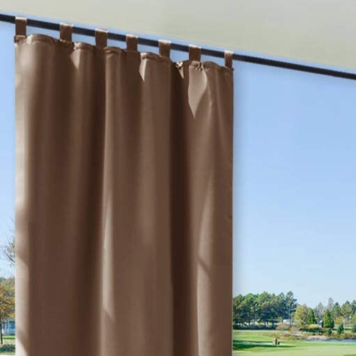 Utendørsgardin med stropper for pergola