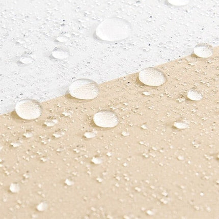 Stripete utegardin for balkong og terrasse