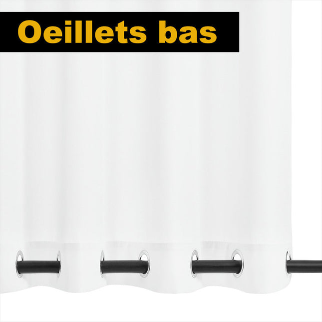 Oransje utegardin for hagepaviljong