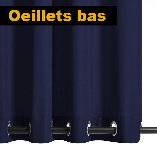 Oransje utegardin for hagepaviljong