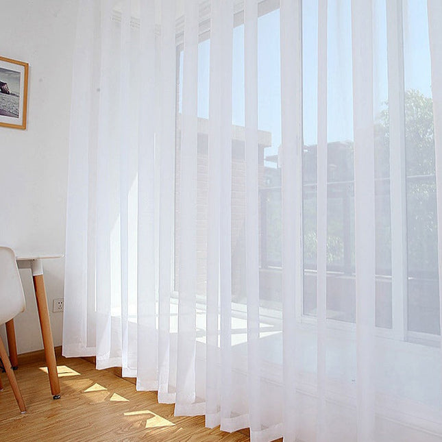 Enkel og elegant tynn gardin