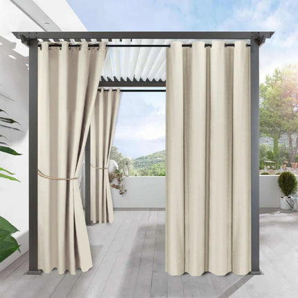 Lys utegardin for terrasse og pergola