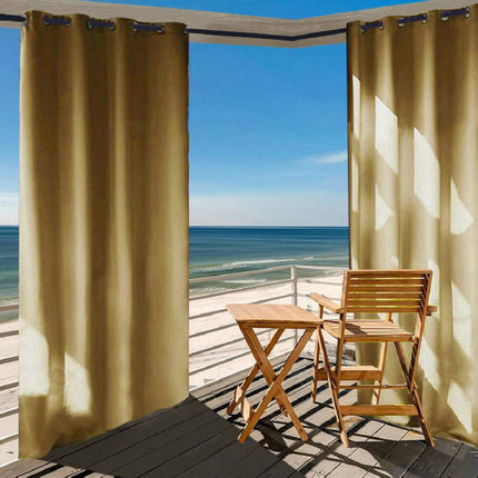 Beige utendørs gardin for pergola