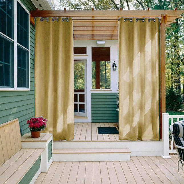 Beige utendørs gardin for pergola