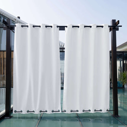 Vindtett utendørs gardin for terrasse