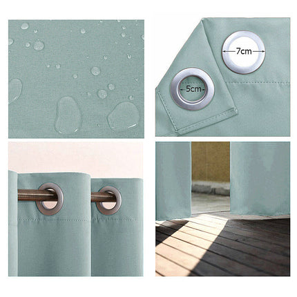 Utegardin for paviljong i friske farger