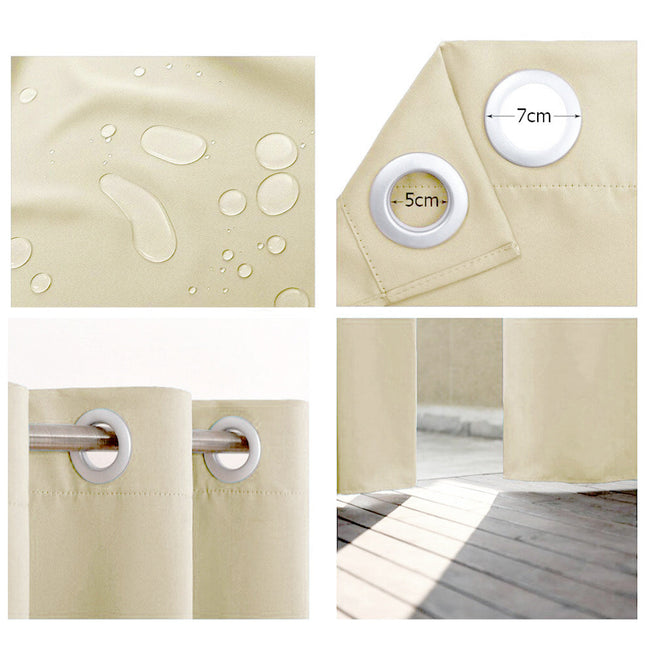 Lys utegardin for terrasse og pergola