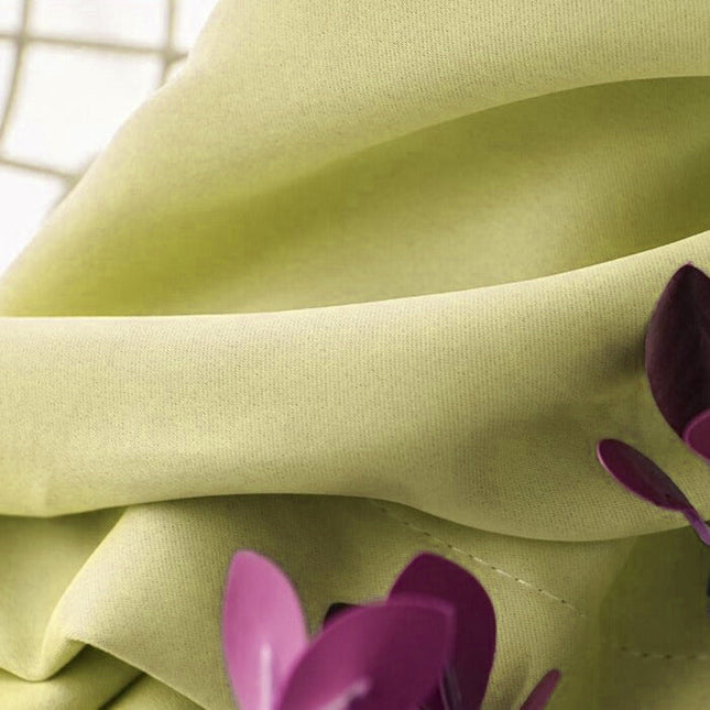 Gul gardin Inny i skandinavisk stil